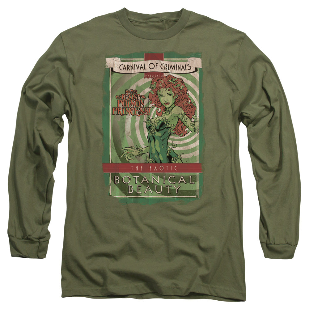 BATMAN/BOTANICAL BEAUTY - L/S ADULT 18/1 - MILITARY GREEN
