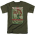 BATMAN/BOTANICAL BEAUTY - S/S ADULT 18/1 - MILITARY GREEN