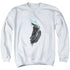 BATMAN/WASH - ADULT CREWNECK SWEATSHIRT - WHITE