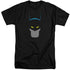 BATMAN/SIMPLIFIED - S/S ADULT TALL 18/1 - BLACK