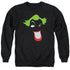 BATMAN/JOKER SIMPLIFIED - ADULT CREWNECK SWEATSHIRT - BLACK