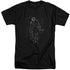 BATMAN/JOKER LEAVES ARKHAM - S/S ADULT TALL 18/1 - BLACK