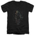 BATMAN/JOKER LEAVES ARKHAM - S/S ADULT V-NECK 30/1 - BLACK