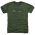 BATMAN/DISTRESSED CAMO SHIELD - ADULT HEATHER - MILITARY GREEN