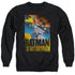 BATMAN/DK RETURNS - ADULT CREWNECK SWEATSHIRT - BLACK