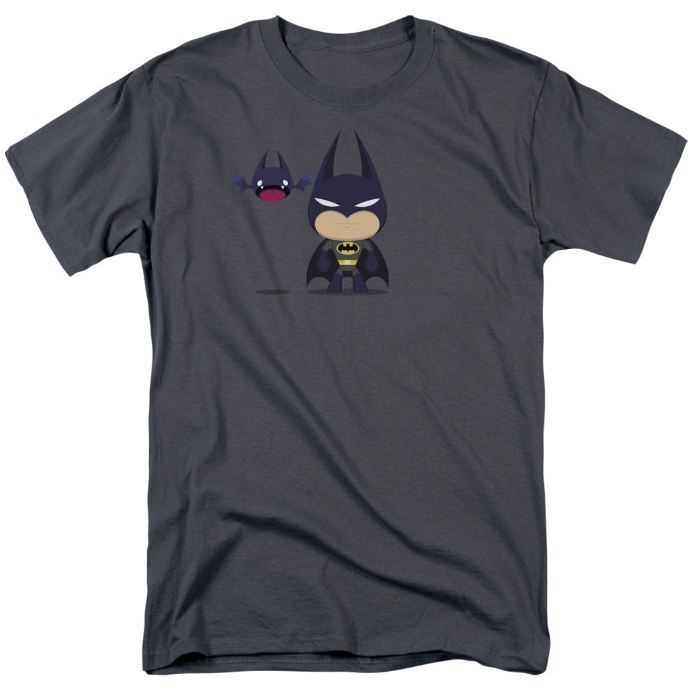 BATMAN/CUTE BATMAN - S/S ADULT 18/1 - CHARCOAL