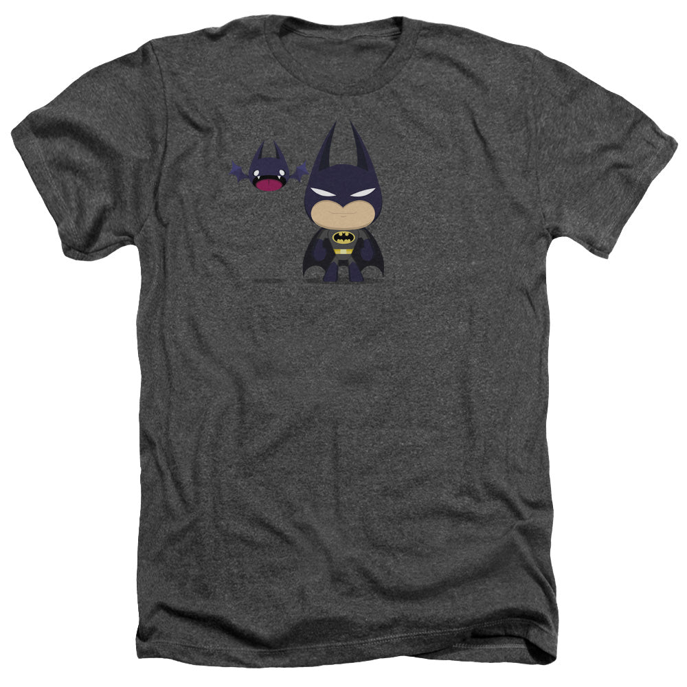 BATMAN/CUTE BATMAN - ADULT HEATHER - CHARCOAL