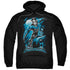BATMAN/ALL GROWN UP - ADULT PULLOVER HOODIE - BLACK