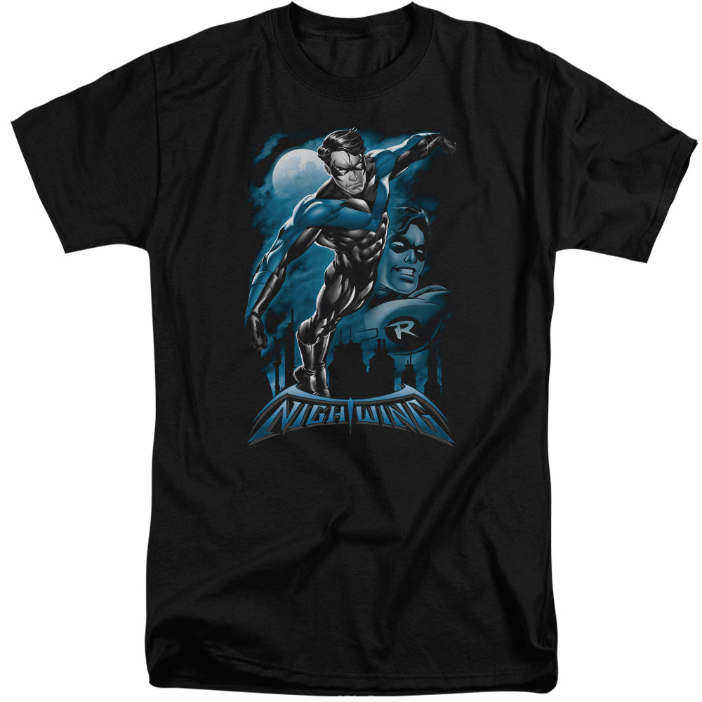 BATMAN/ALL GROWN UP - S/S ADULT TALL 18/1 - BLACK