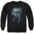 BATMAN/DYNAMIC DUO - ADULT CREWNECK SWEATSHIRT - BLACK