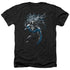 BATMAN/DYNAMIC DUO - ADULT HEATHER - BLACK