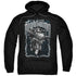 BATMAN/NIGHTWING BIKER - ADULT PULLOVER HOODIE - BLACK