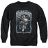 BATMAN/NIGHTWING BIKER - ADULT CREWNECK SWEATSHIRT - BLACK