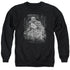 BATMAN/PENCILLED RAIN - ADULT CREWNECK SWEATSHIRT - BLACK