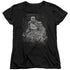BATMAN/PENCILLED RAIN - S/S WOMENS TEE - BLACK
