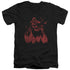 BATMAN/RED KNIGHT - S/S ADULT V-NECK 30/1 - BLACK