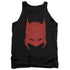 BATMAN/HACKED & SCRATCHED - ADULT TANK - BLACK