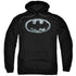 BATMAN/SMOKE SIGNAL - ADULT PULLOVER HOODIE - BLACK