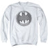 BATMAN/KNIGHT KNOCKOUT - ADULT CREWNECK SWEATSHIRT - WHITE