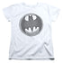 BATMAN/KNIGHT KNOCKOUT - S/S WOMENS TEE - WHITE