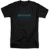 BATMAN/BAT TECH LOGO - S/S ADULT TALL 18/1 - BLACK