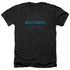 BATMAN/BAT TECH LOGO - ADULT HEATHER - BLACK