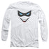BATMAN/HARLEY FACE - L/S ADULT 18/1 - WHITE