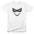 BATMAN/HARLEY FACE - S/S ADULT 18/1 - WHITE