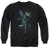 BATMAN/CALLING ALL BATS - ADULT CREWNECK SWEATSHIRT - BLACK