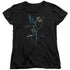 BATMAN/CALLING ALL BATS - S/S WOMENS TEE - BLACK