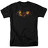 BATMAN/MOLTEN LOGO - S/S ADULT 18/1 - BLACK