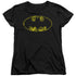 BATMAN/BATS ON BATS - S/S WOMENS TEE - BLACK