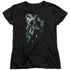 BATMAN/THE KNIGHT - S/S WOMENS TEE - BLACK