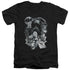 BATMAN/ARCHENEMIES - S/S ADULT V-NECK 30/1 - BLACK