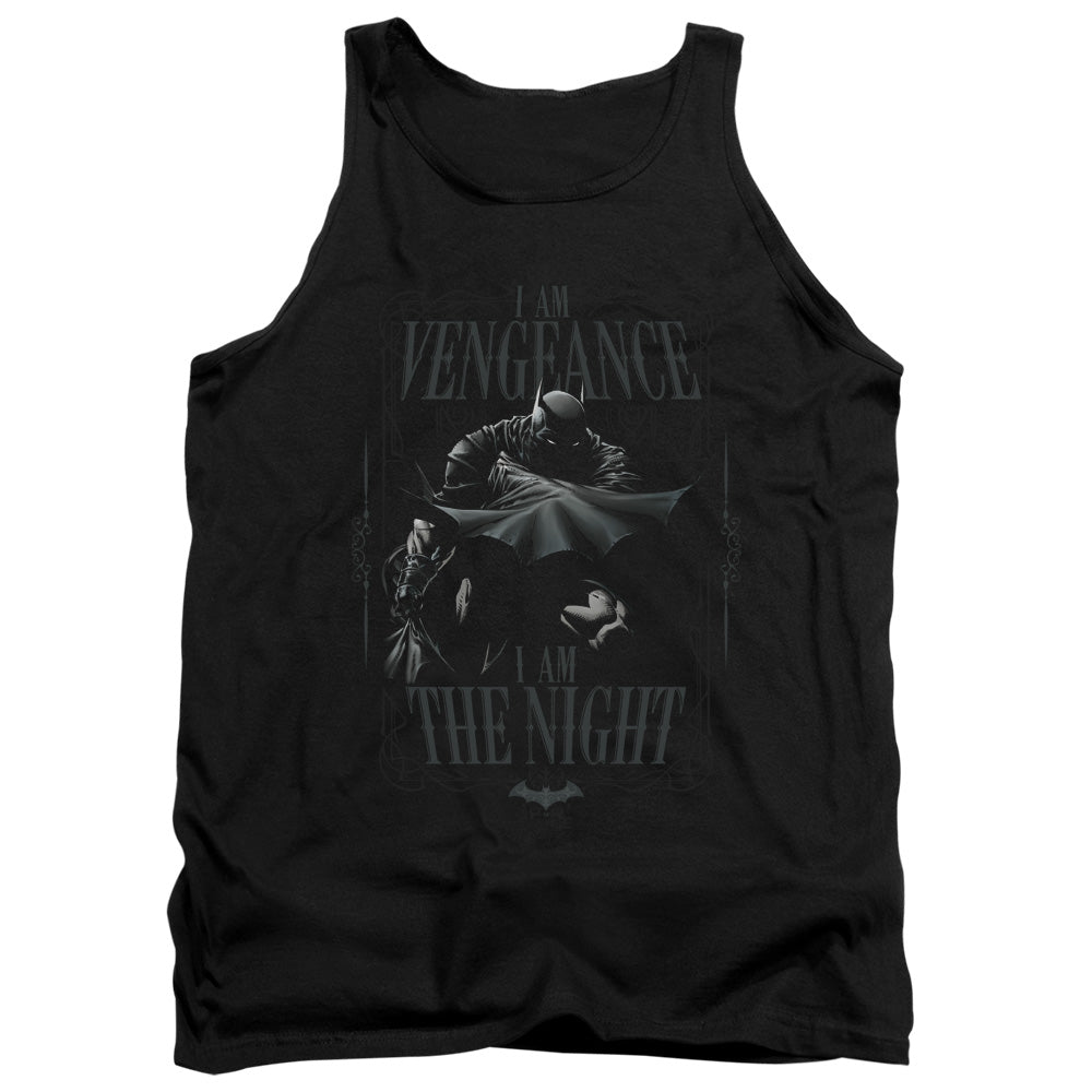 BATMAN/I AM - ADULT TANK - BLACK