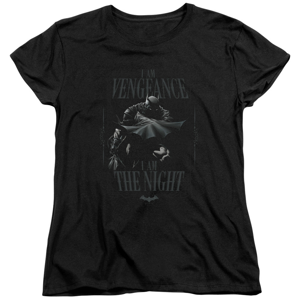 BATMAN/I AM - S/S WOMENS TEE - BLACK