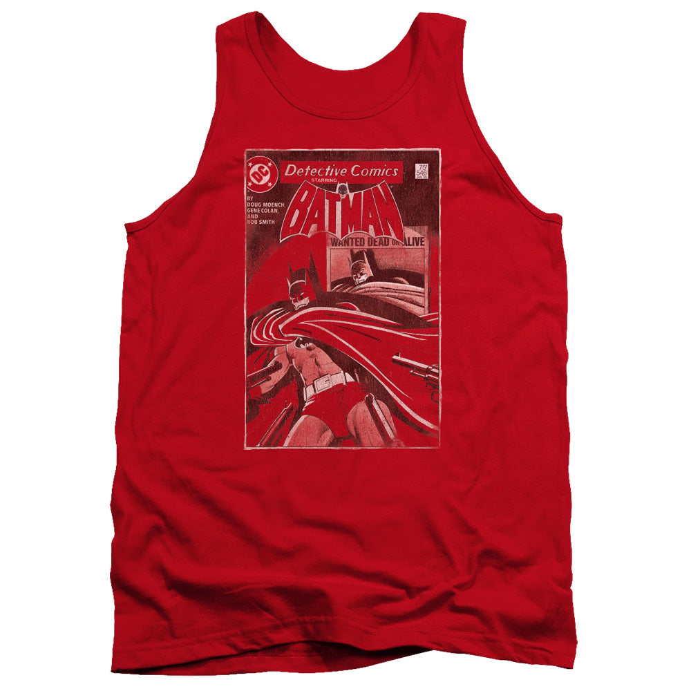 BATMAN/DOA COVER - ADULT TANK - RED