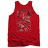 BATMAN/DOA COVER - ADULT TANK - RED