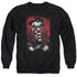 BATMAN/BLOOD IN HANDS - ADULT CREWNECK SWEATSHIRT - BLACK
