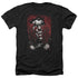 BATMAN/BLOOD IN HANDS - ADULT HEATHER - BLACK