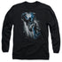 BATMAN/BAT CRASH - L/S ADULT 18/1 - BLACK