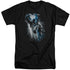BATMAN/BAT CRASH - S/S ADULT TALL 18/1 - BLACK