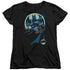 BATMAN/HEED THE CALL - S/S WOMENS TEE - BLACK