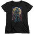 BATMAN/PAINT THE TOWN RED - S/S WOMENS TEE - BLACK