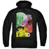 BATMAN/GOTHAM SIRENS - ADULT PULLOVER HOODIE - BLACK