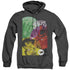 BATMAN/GOTHAM SIRENS - ADULT HEATHER HOODIE - BLACK