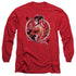BATMAN/HARLEY Q - L/S ADULT 18/1 - RED