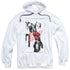BATMAN/INKED QUINN - ADULT PULLOVER HOODIE - WHITE