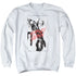 BATMAN/INKED QUINN - ADULT CREWNECK SWEATSHIRT - WHITE