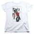 BATMAN/INKED QUINN - S/S WOMENS TEE - WHITE